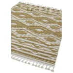 Covor ocru traditional model geometric 3d Taza Ochre 15 mm 120x170 cm TAZA1201700002