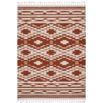 Covor terracotta traditional model geometric 3d Taza Terracotta 15 mm 200×290 cm TAZA2002900003