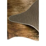 Covor brown traditional model geometric 3d Texas Faux Cowhide Brown 15 mm 190x240 cm TEXA190240BROW