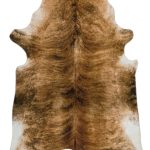 Covor brown traditional model geometric 3d Texas Faux Cowhide Brown 15 mm 190×240 cm TEXA190240BROW