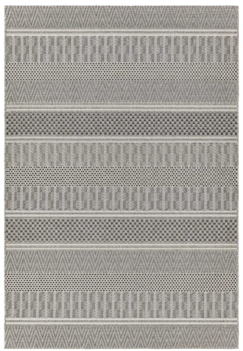 Covor natural modern outdoor model geometric Varanda Natural Stripe 2 mm 200x290 cm VARA200290VA04
