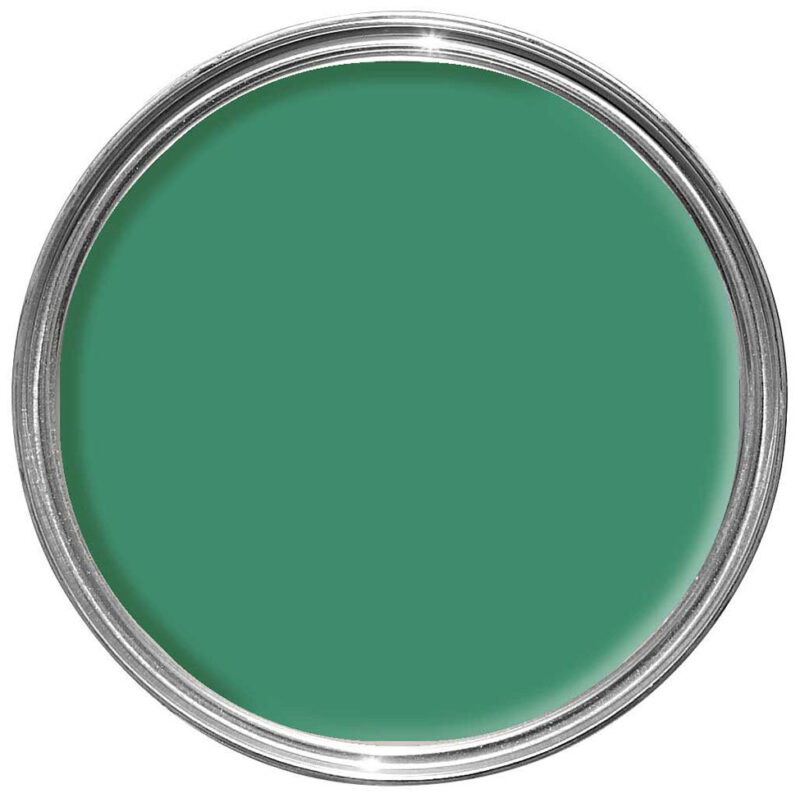 Vopsea verde satinata, Exterior, Eggshell Verdigris Green, Farrow and Ball, No.W50, 750 ml - imagine 2
