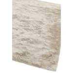 Covor pufos sampanie modern model uni Whisper Champagne 40 mm 65x135 cm WHIS065135CHAM