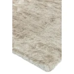 Covor pufos sampanie modern model uni Whisper Champagne 40 mm 65x135 cm WHIS065135CHAM