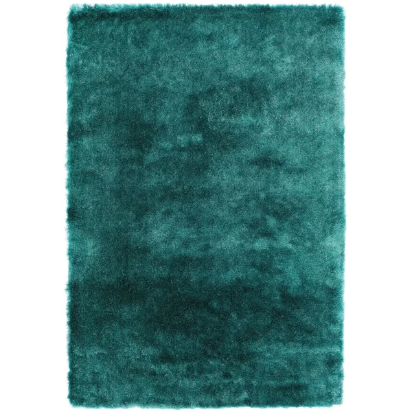 Covor pufos teal modern model uni Whisper Dark Teal 40 mm 160x230 cm WHIS160230DTEA