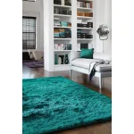Covor pufos teal modern model uni Whisper Dark Teal 40 mm 160x230 cm WHIS160230DTEA