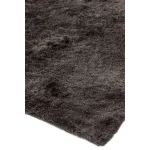 Covor pufos graphite modern model uni Whisper Graphite 40 mm 090x150 cm WHIS090150GRAP