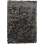 Covor pufos graphite modern model uni Whisper Graphite 40 mm 200×300 cm WHIS200300GRAP