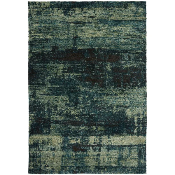 Covor pufos modern model abstract Yale Ocean 16 mm 120x170 cm YALE1201700006