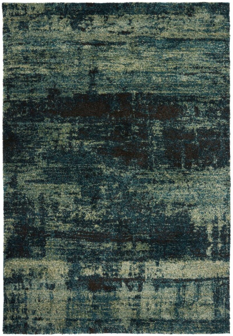 Covor pufos modern model abstract Yale Ocean 16 mm 120x170 cm YALE1201700006 - imagine 2