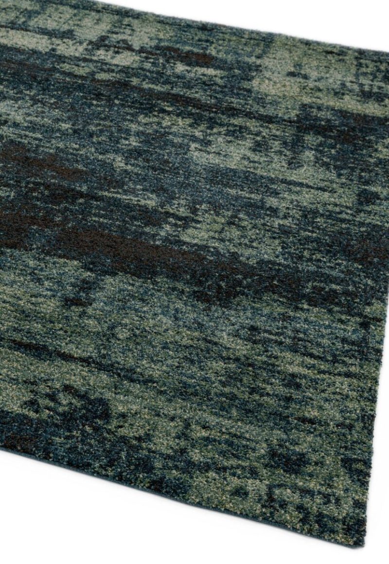 Covor pufos modern model abstract Yale Ocean 16 mm 80x150 cm YALE0801500006 - imagine 3