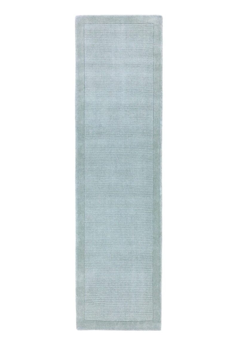 Covor pufos ou de rață din lână lucrat manual modern model uni York Runner Duck Egg 9 mm 068x240 cm YORK068240DUCK
