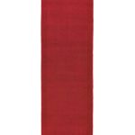 Covor pufos din lână lucrat manual modern model uni York Runner Poppy 9 mm 068×240 cm YORK068240POPP