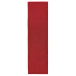 Covor pufos din lână lucrat manual modern model uni York Runner Poppy 9 mm 068×240 cm YORK068240POPP