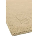 Covor pufos bej din lână lucrat manual modern model uni York Beige 9 mm 160x230 cm YORK160230BEIG