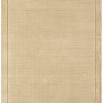 Covor pufos bej din lână lucrat manual modern model uni York Beige 9 mm 200×290 cm YORK200290BEIG