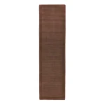 Covor pufos maro din lână lucrat manual modern model uni York Chocolate 9 mm 60x120 cm YORK060120CHOC