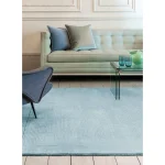 Covor pufos ou de rață din lână lucrat manual modern model uni York Duck Egg 9 mm 60x120 cm YORK060120DUCK