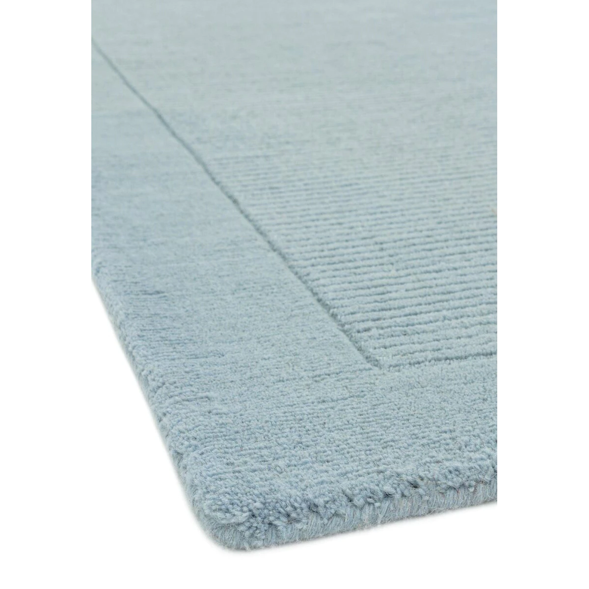 Covor pufos ou de rață din lână lucrat manual modern model uni York Duck Egg 9 mm 60x120 cm YORK060120DUCK
