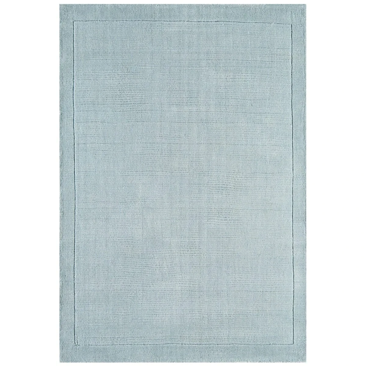 Covor pufos ou de rață din lână lucrat manual modern model uni York Duck Egg 9 mm 60x120 cm YORK060120DUCK