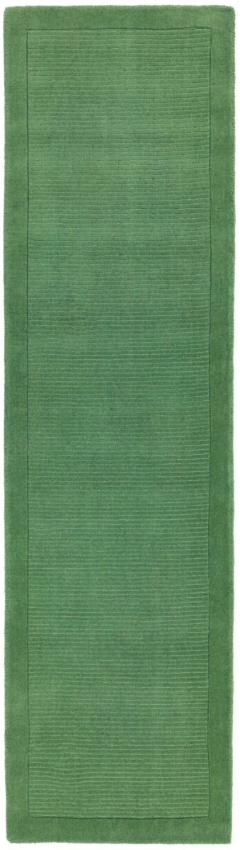 Covor pufos verde din lână lucrat manual modern model uni York Forest Green 9 mm 200x290 cm YORK200290FORE - imagine 6