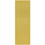 Covor pufos galben din lână lucrat manual modern model uni York Yellow 9 mm 160x230 cm YORK160230YELL