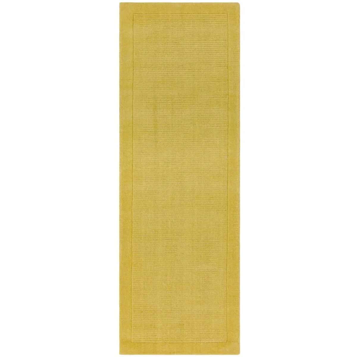 Covor pufos galben din lână lucrat manual modern model uni York Yellow 9 mm 160x230 cm YORK160230YELL
