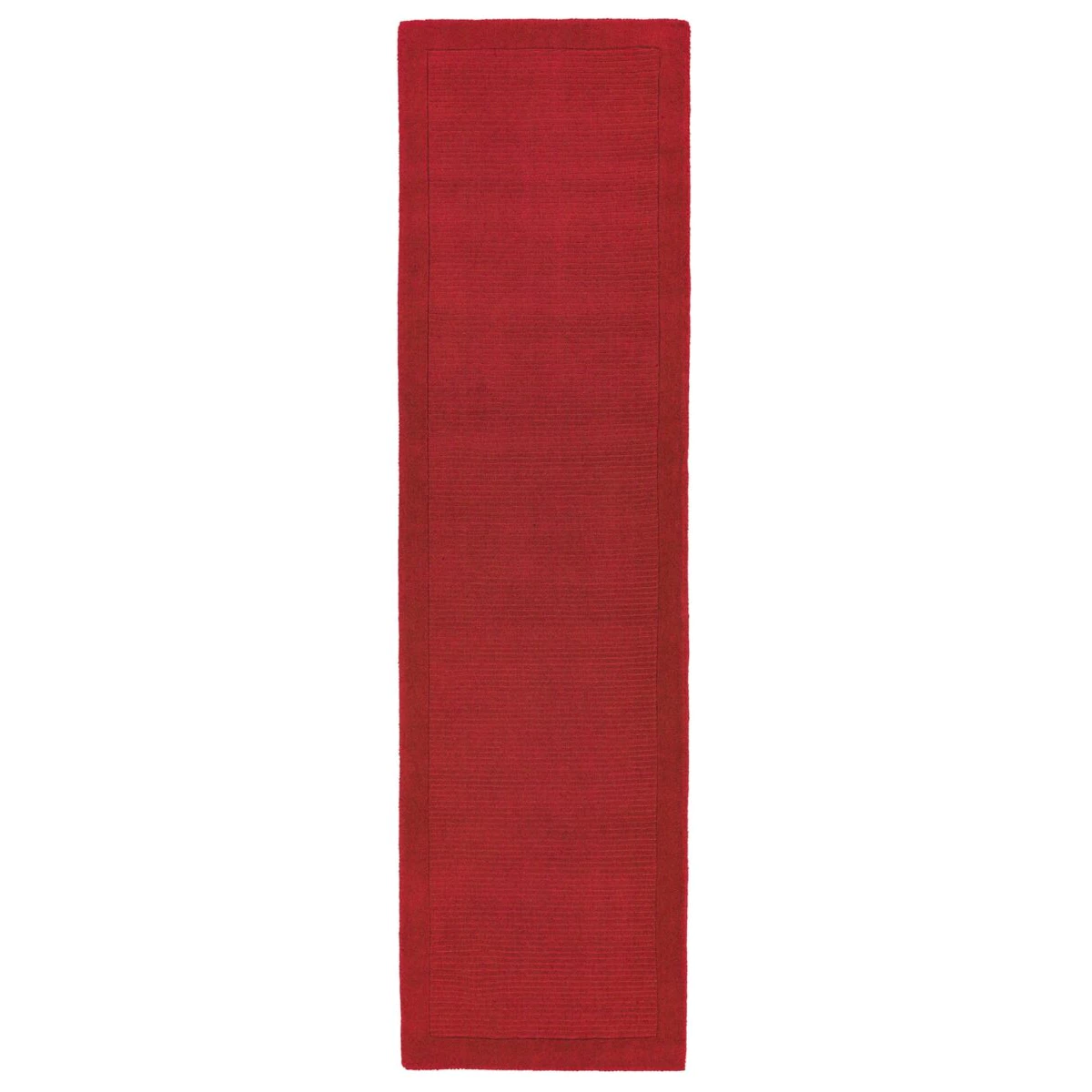 Covor pufos din lână lucrat manual modern model uni York Poppy 9 mm 120x170 cm YORK120170POPP