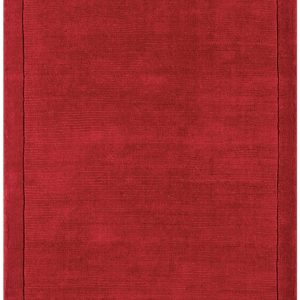 Covor pufos din lână lucrat manual modern model uni York Poppy 9 mm 80x150 cm YORK080150POPP