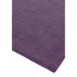 Covor pufos violet din lână lucrat manual modern model uni York Purple 9 mm 200x290 cm YORK200290PURP