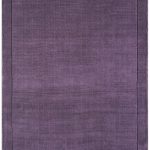 Covor pufos violet din lână lucrat manual modern model uni York Purple 9 mm 160×230 cm YORK160230PURP