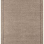 Covor pufos taupe din lână lucrat manual modern model uni York Taupe 9 mm 200×290 cm YORK200290TAUP
