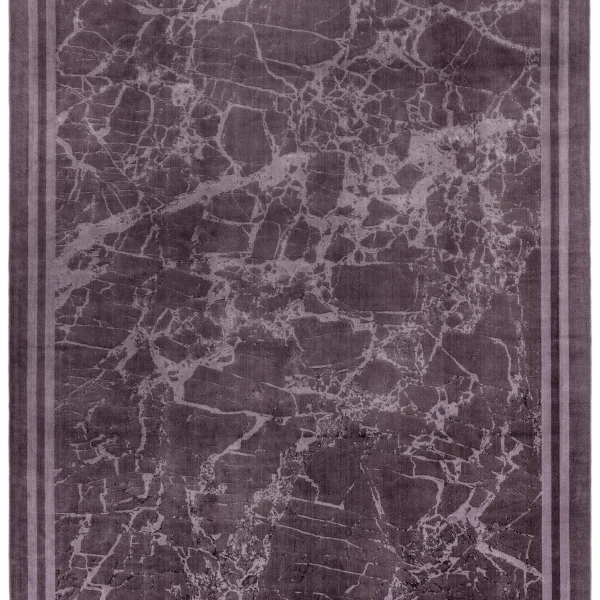 Covor violet modern persan model abstract Zehraya Purple Border 3 mm 200x290 cm ZEHR2002900001