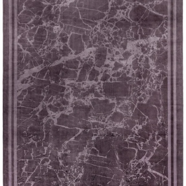 Covor violet modern persan model abstract Zehraya Purple Border 3 mm 120x180 cm ZEHR1201800001
