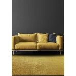 Covor auriu, model abstract, persan modern, Zehraya Gold Abstract, Asiatic London, 160x230 cm