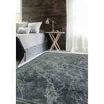 Covor gri modern persan model abstract Zehraya Grey Border 3 mm 200x290 cm ZEHR2002900003