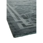 Covor gri modern persan model abstract Zehraya Grey Border 3 mm 120x180 cm ZEHR1201800003