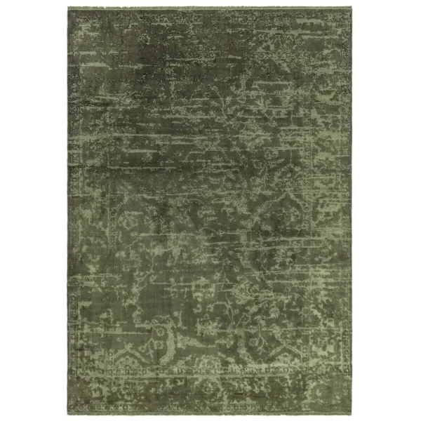 Covor verde modern persan model abstract Zehraya Green Abstract 3 mm 120x180 cm ZEHR1201800006