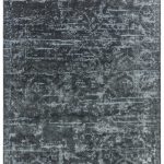 Covor gri modern persan model abstract Zehraya Charcoal Abstract 3 mm 200×290 cm ZEHR2002900007