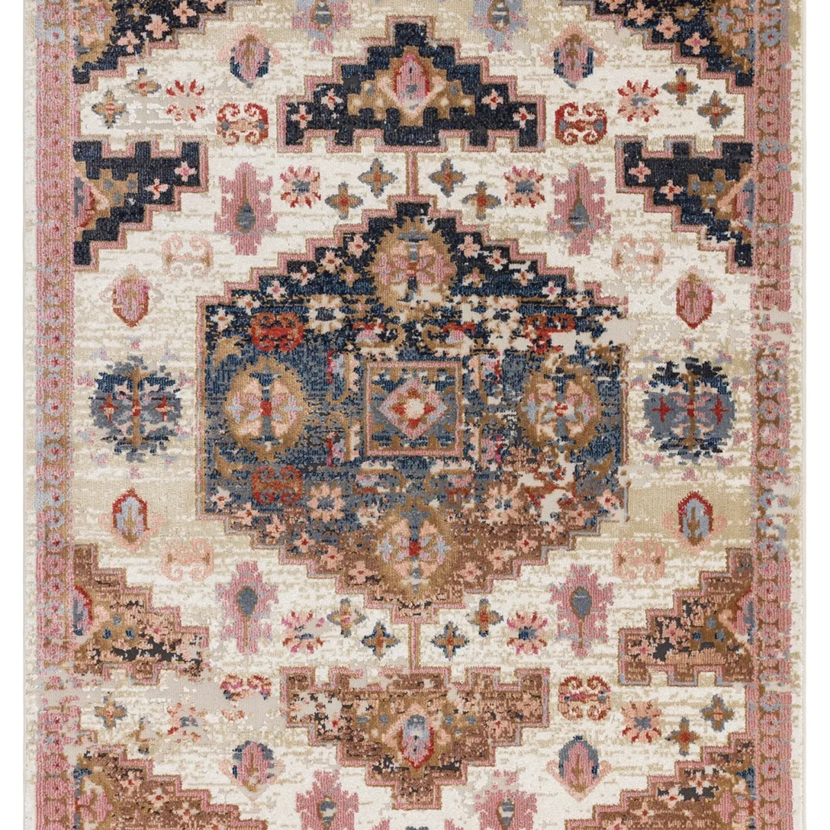 Covor traditional persan model geometric Zola Aras 12 mm 120x170 cm ZOLA1201700003
