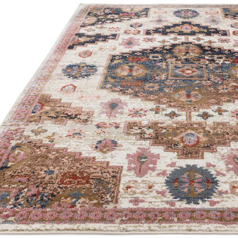 Covor traditional persan model geometric Zola Aras 30 mm 195x290 cm ZOLA1952900003 - imagine 4