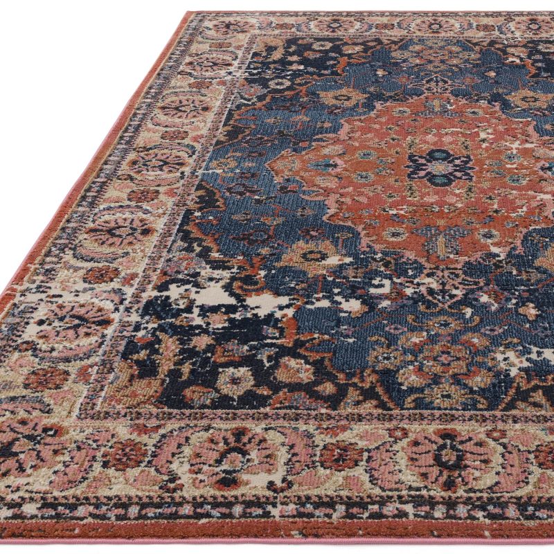 Covor traditional persan model geometric Zola Heris 19 mm 155x230 cm ZOLA1552300001 - imagine 4