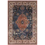 Covor traditional persan model geometric Zola Heris 19 mm 155×230 cm ZOLA1552300001