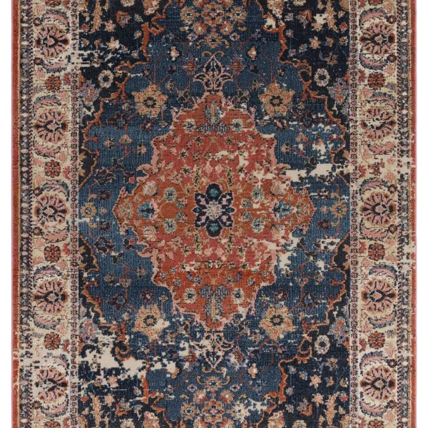 Covor traditional persan model geometric Zola Heris 19 mm 155x230 cm ZOLA1552300001