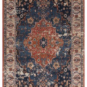 Covor traditional persan model geometric Zola Heris 10 mm 120x170 cm ZOLA1201700001