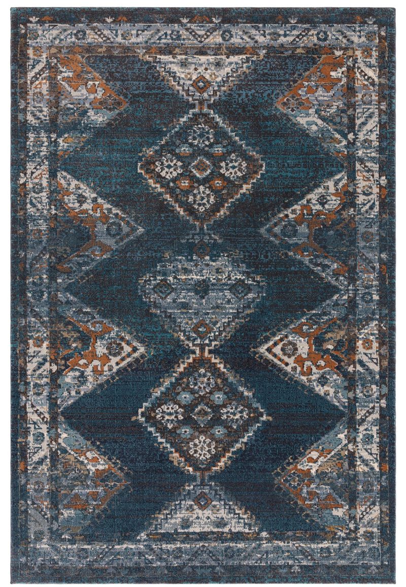 Covor traditional persan model geometric Zola Kian 15 mm 120x170 cm ZOLA1201700006