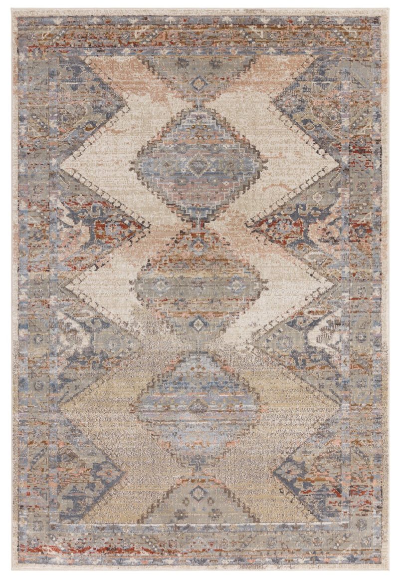 Covor traditional persan model geometric Zola Lisar 29 mm 195x290 cm ZOLA1952900002 - imagine 2