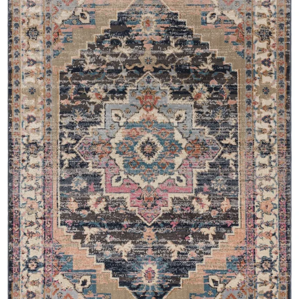 Covor traditional persan model geometric Zola Razan 23 mm 155x230 cm ZOLA1552300005