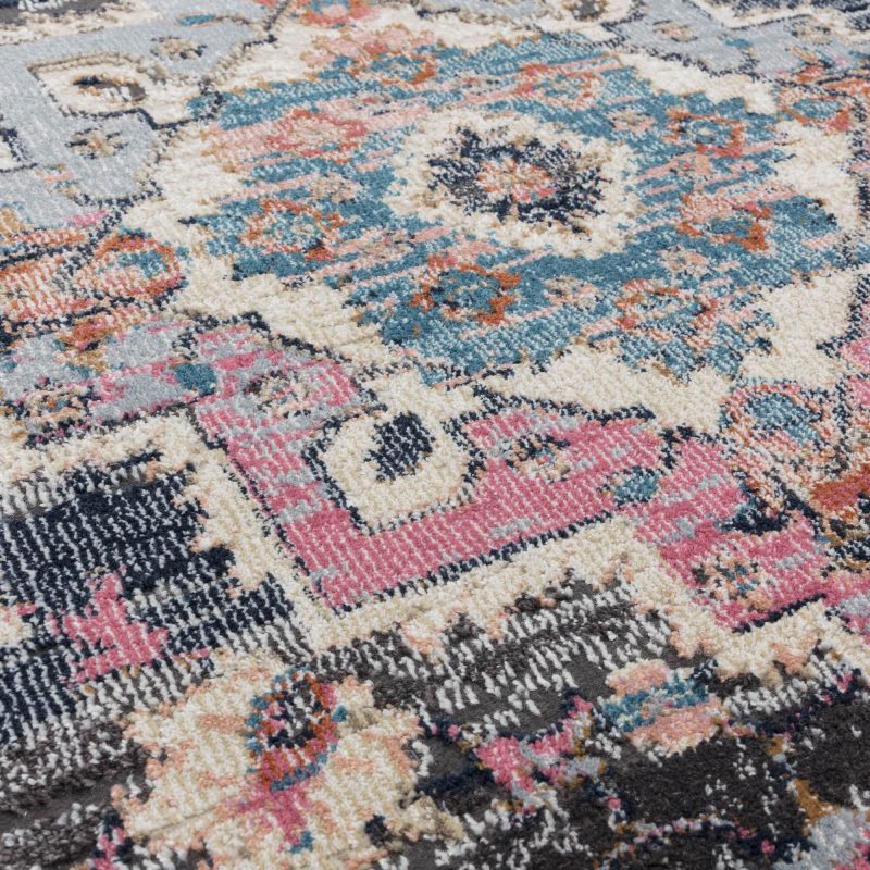 Covor traditional persan model geometric Zola Razan 23 mm 155x230 cm ZOLA1552300005 - imagine 5