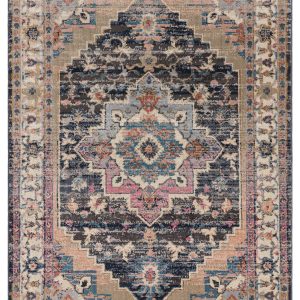 Covor traditional persan model geometric Zola Razan 14 mm 120x170 cm ZOLA1201700005